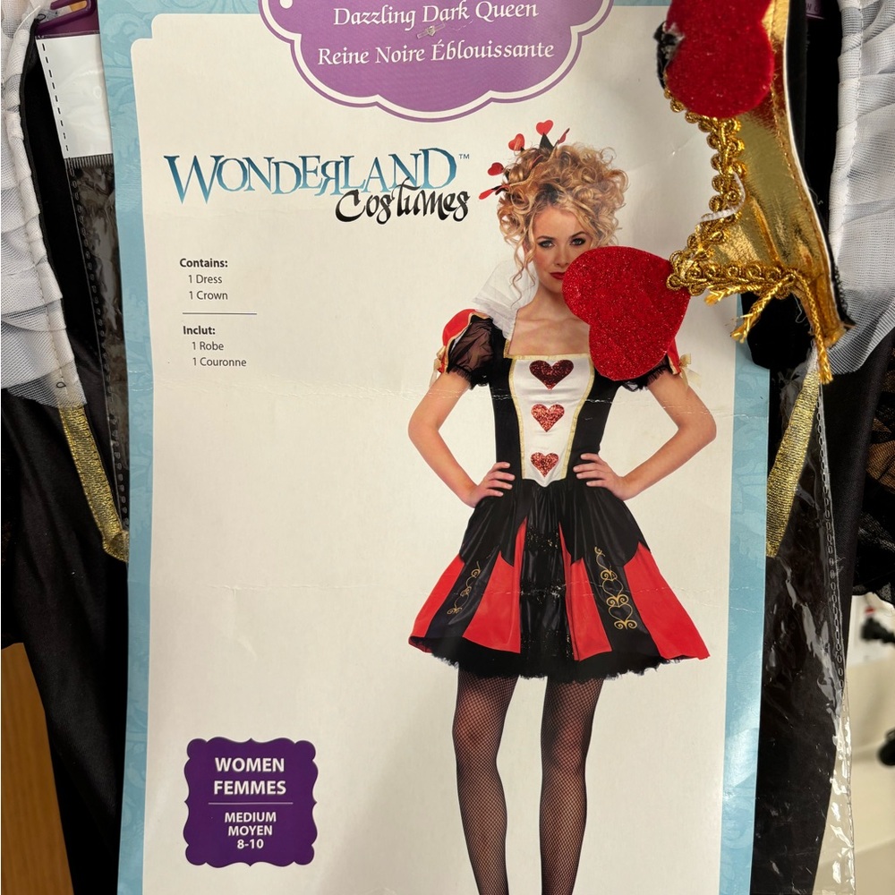 Dazzling Dark Queen Costume - Medium 8-10